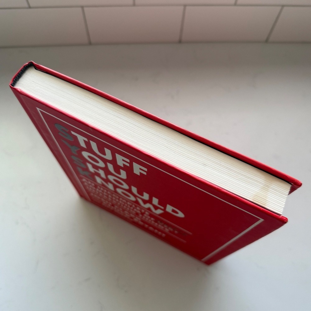 Stuff You Should Know SYSK Hardcover Book Josh Clark Chuck Bryant Podcast VGC - Picture 4 of 8